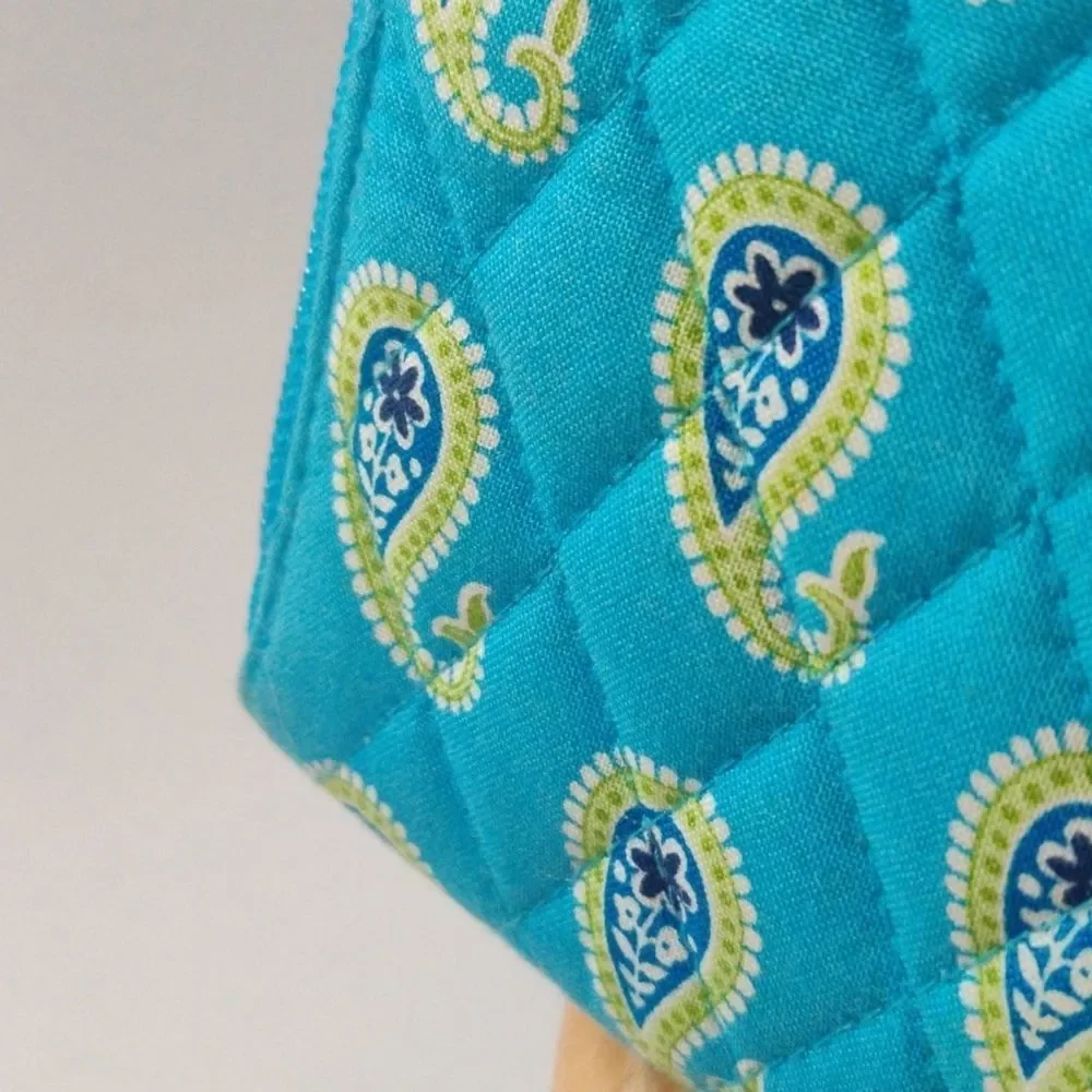 Vera Bradley Baby Blue Paisley Clutch‎ Wallet - Picture 11 of 16